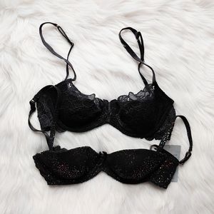 L'Agent by Agent Provocateur & Victoria's Secret Bras, 34B